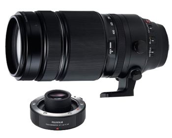 100-400mm f4.5-5.6 R LM OIS WR Fujinon Lens with 1.4X Teleconverter