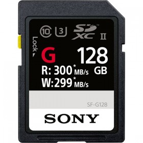 G Series 128GB UHS-II 299 MB/Sec SDHC