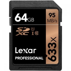 64GB UHS-I U1 SDXC 633x Pro