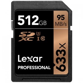 512GB UHS-I U3 SDXC 633x Pro